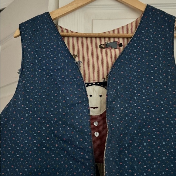 Vintage double sided vest - Picture 4 of 6